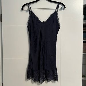 Navy Blue Lace Cami